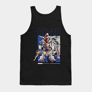 Rx78 Mecha Warrior Tank Top